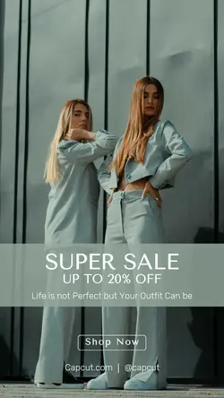 Fashion Industry Promotion Super Sale Instagram Post