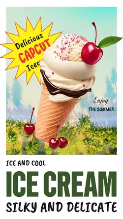 Food Ice-cream Event-details Minimalist