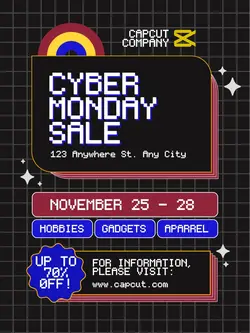 Cyber Monday Sale Poster