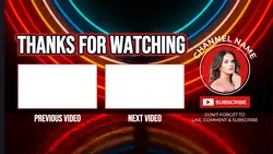 Non-marketing YouTube End Screen