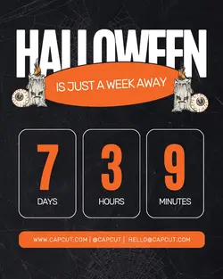 Halloween Countdown Instagram Post