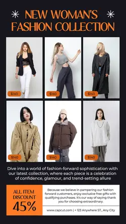 6 Multi-Product Image Promotion Women's clothing