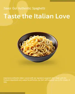 Foods & Beverage Menu