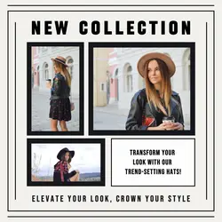 Fashion Hat New Collection Instagram Post