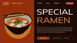 Food Special Menu Illustration Twitter Post