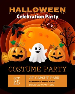 Entertainment Halloween  Party Even Promotion