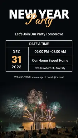 Other Industries New Years Party Instagram Story