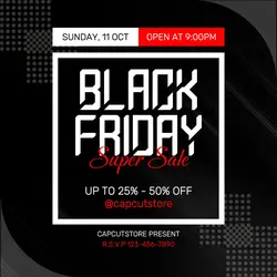 Black Friday Promotion Instagram Post