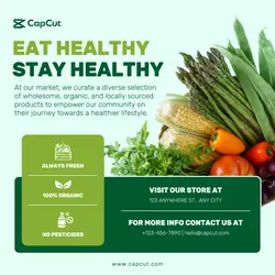 Healthy Food Promotion Instagram Post