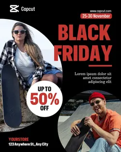 Fashion Trend Balck Friday Instagram Post