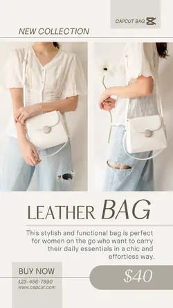 Fashion Bag Product Description Instagram Story
