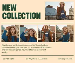New Collection Facebook Post Promotion