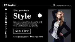 New Collection Fashion Banner Sale