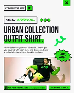 Urban Outfit Brand Sale Instagram Post Retro
