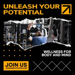 Gym and Fitness Promotion Instagram Post