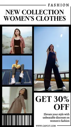 fashion women's clothes discount instagram story