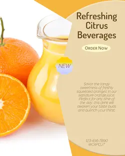 Foods & Beverage Menu