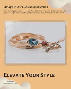 Jewelry & Accessories Menu