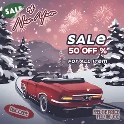 New Year Sale Promo Linkedin Post