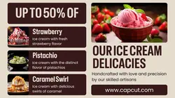 Ice Cream Menu Promotion YouTube Thumbnail