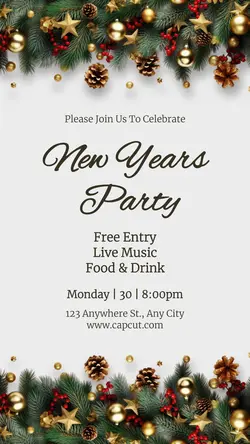 Other Industries New Years Party Instagram Story
