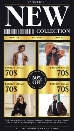 Fashion Display Promotion Page
