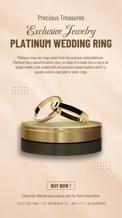 Jewelry Wedding Ring Product Display