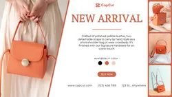 Fashion Industry Bag Display Product Twitter Post