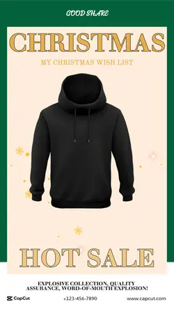 Christmas Clothing & Shoes hoodie Sharing favorite products Holiday ambiance