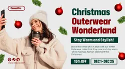 Christmas Day Outwear Sale Facebook AD