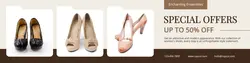 Woman Shoes Promotion LinkedIn Banner