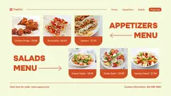 New Food Menu List Twitter Post