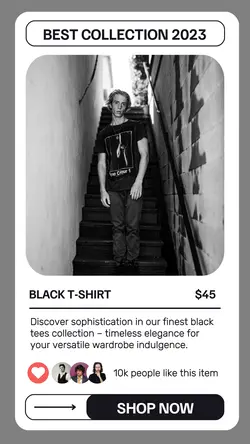 Men's Fashion Clothes Product Instagram Story