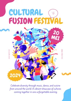 Non-Marketing Campus Activities Colorful Illustration