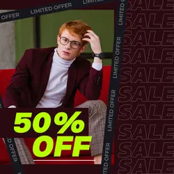 Fashion Sale Instagram post street wear