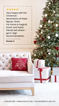 Customer Feedback Christmas Product Instagram Story