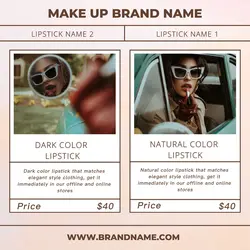 Lipstick Product Display Instagram Feed