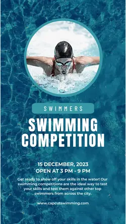 Swim Competition Promotion Instagram Story
