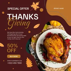 Thanksgiving Sale Instagram Post
