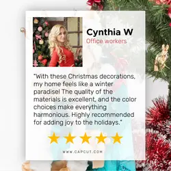Customer Feedback Christmas Product Instagram Post