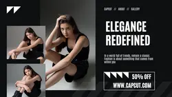 Elegance Redefined Fashion Style (Landscape)