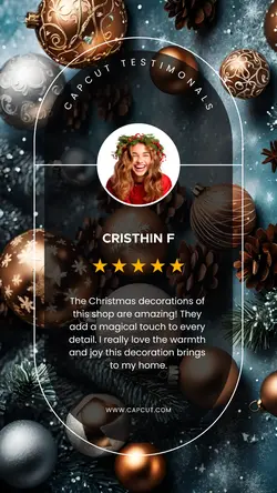 Customer Feedback Christmas Product Instagram Story