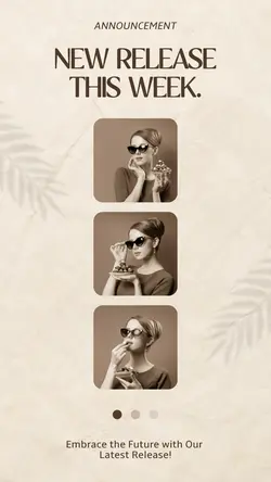 New Release Fashion Women Instagram Story