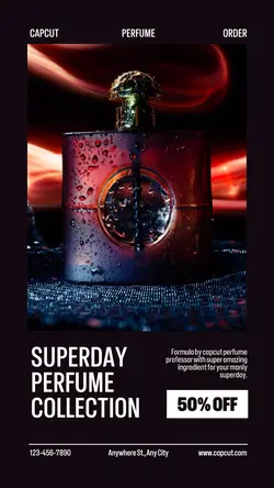 Personal Care Man Perfume Sale Promotion Instagram
