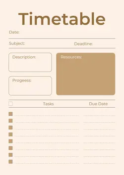 Education Campus Schedule show Simplicity（cc web）