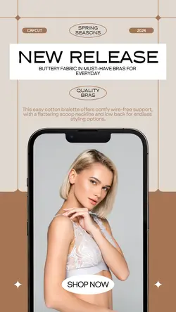 Women Bras Promotion Instagram Story Post