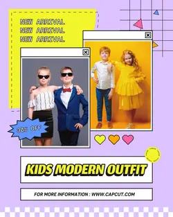 Fashion Brand Kids Outfit Instagram Post