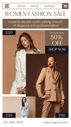 Women Fashion Sale Promotion Instagram Story