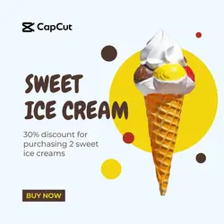 Sweet Ice Cream Promo Instagram Posr