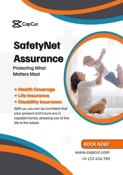 Financial & Insurance Assurance For Family Business Promotion Flyer